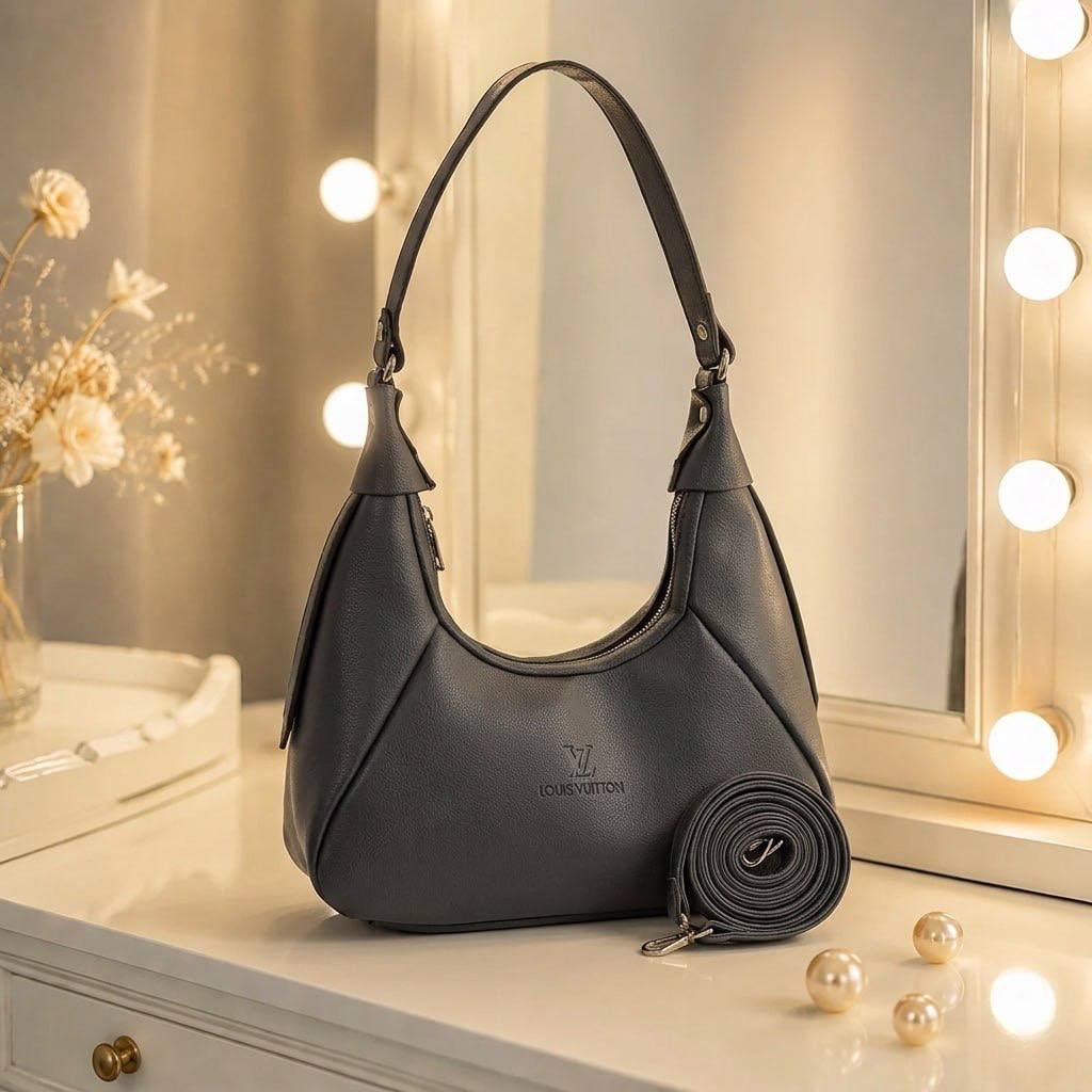 کیف دوشی و دستی زنانه چرم مصنوعی مدل 5739