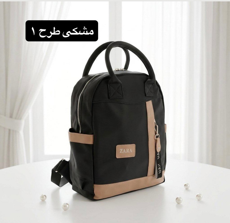 کوله پشتی فانتزی دخترانه کد 9377 | کوله مدرسه و دانشگاه برزنتی