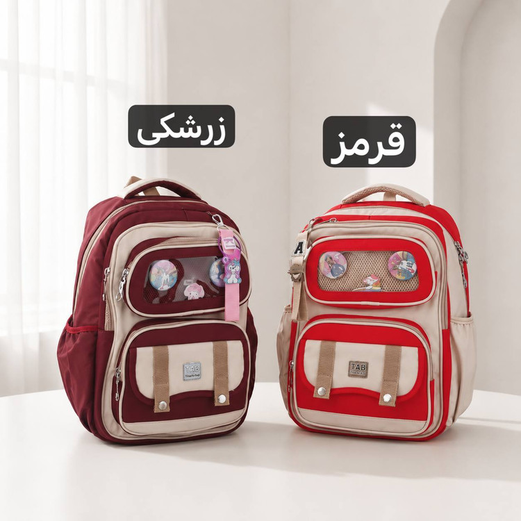 عنوان سئو قوی: کوله پشتی مدرسهای دخترانه و بچگانه کد 9411 | جادار و کاربردی | اسپیناس استور