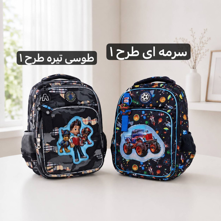 کوله پشتی عکسدار دخترانه و بچگانه کد 9408 | مناسب مدرسه و دانشگاه