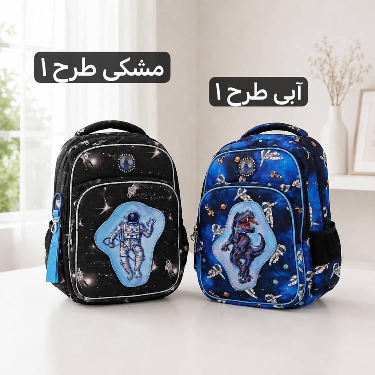 کوله پشتی عکسدار دخترانه و بچگانه کد 9408 | مناسب مدرسه و دانشگاه