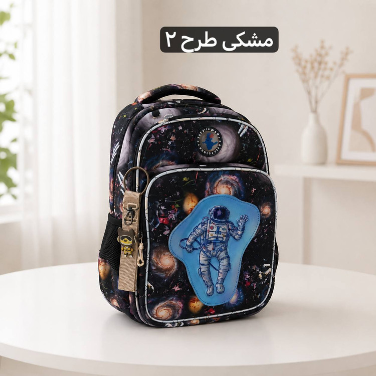 کوله پشتی عکسدار دخترانه و بچگانه کد 9408 | مناسب مدرسه و دانشگاه